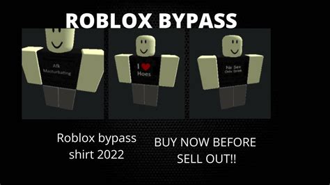 JOIN THE DISCORD - https://discord. . Roblox bypassed shirts 2022